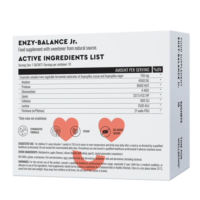 Enzy-Balance Jr Good Routine, pulbere 2.5 g, 10 plicuri, Secom Enzy-Balance Jr Good Routine, pulbere 2.5 g, 10 plicuri, Secom