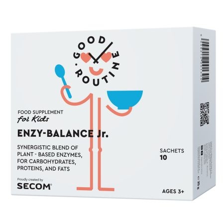 Enzy-Balance Jr Good Routine, pulbere 2.5 g, 10 plicuri, Secom Enzy-Balance Jr Good Routine, pulbere 2.5 g, 10 plicuri, Secom