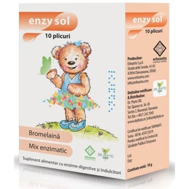Enzysol, 10 plicuri, Dr. Phyto Enzysol, 10 plicuri, Dr. Phyto