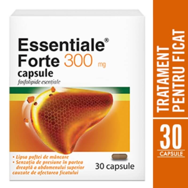 Essentiale Forte, 300 mg, 30 capsule, Sanofi Essentiale Forte, 300 mg, 30 capsule, Sanofi