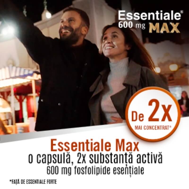 Essentiale MAX, 600 mg, 30 capsule, Sanofi Essentiale MAX, 600 mg, 30 capsule, Sanofi