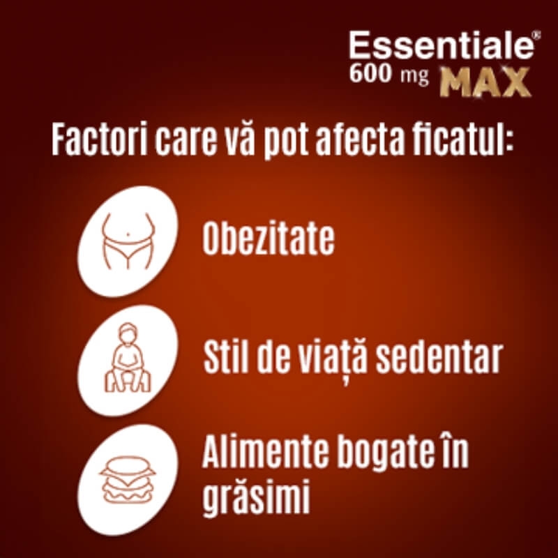 Essentiale MAX, 600 mg, 30 capsule, Sanofi Essentiale MAX, 600 mg, 30 capsule, Sanofi