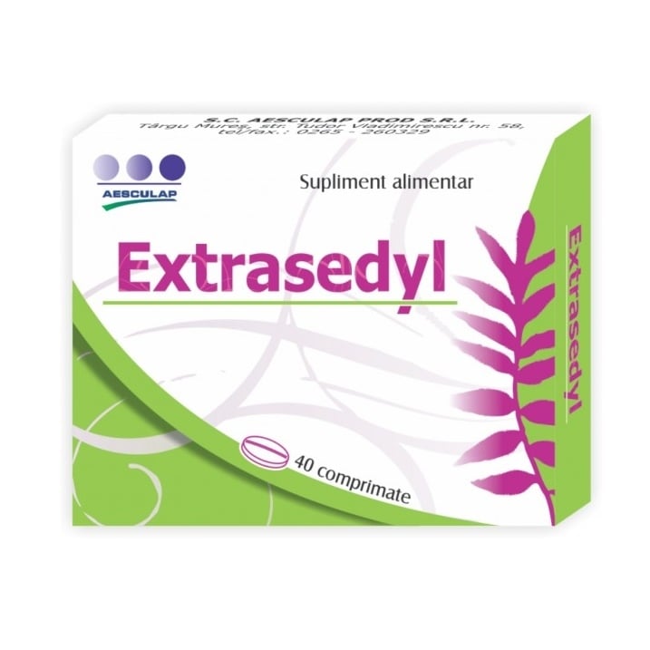Extrasedyl, 40 capsule, Aesculap Extrasedyl, 40 capsule, Aesculap
