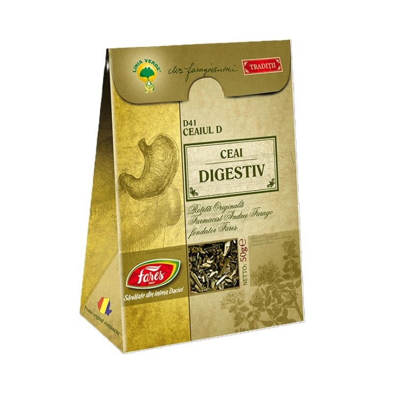 Ceai D digestiv (D41), 50g, Fares Ceai D digestiv (D41), 50g, Fares