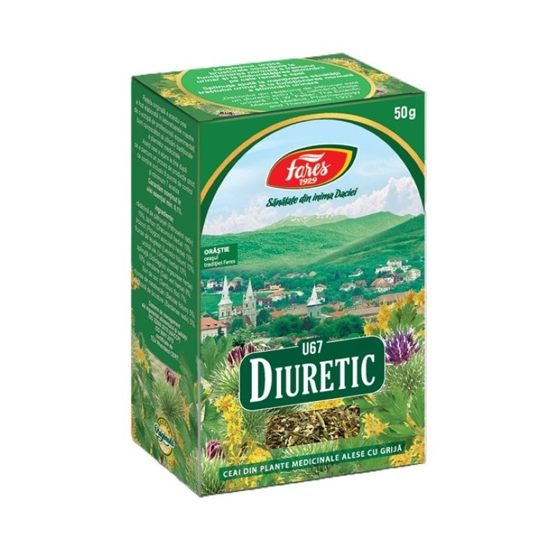 Ceai Diuretic, 50g, Fares Ceai Diuretic, 50g, Fares