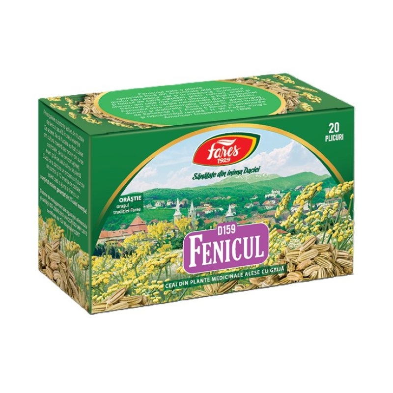 Ceai fenicul, 20plicuri, Fares Ceai fenicul, 20plicuri, Fares