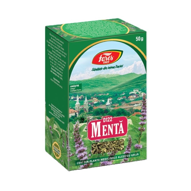 Ceai menta, 50g, Fares Ceai menta, 50g, Fares