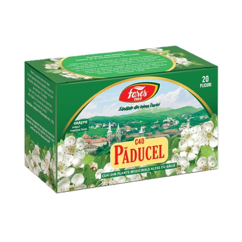 Ceai paducel cu flori 20plicuri, Fares Ceai paducel cu flori 20plicuri, Fares