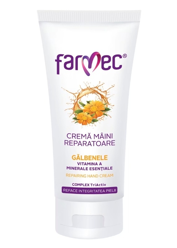 Crema de maini reparatoare, 100 ml, Farmec Crema de maini reparatoare, 100 ml, Farmec