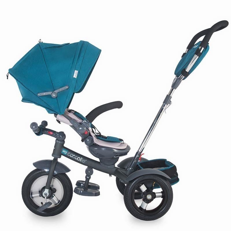 Tricicleta multifunctionala Coccolle Giro Plus Albastru Tricicleta multifunctionala Coccolle Giro Plus Albastru