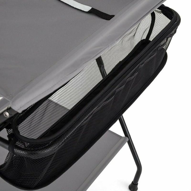 Feedo - Masuta multifunctionala pentru infasat si schimbat scutece, Pliabila, Cu raft pentru depozitare si compartiment lateral, Realizata din fier, panza si in, 80.5 x 67 x 102.5 cm, Gri Feedo - Masuta multifunctionala pentru infasat si schimbat scutece, Pliabila, Cu raft pentru depozitare si compartiment lateral, Realizata din fier, panza si in, 80.5 x 67 x 102.5 cm, Gri