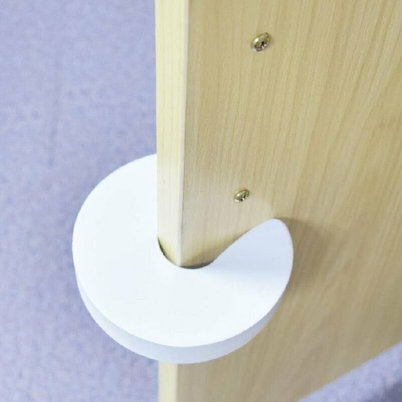 Feedo - Protectii pentru oprirea usilor, Din spuma EVA, 9.4 x 9.2 x 1.8 cm, 4 bucati, Alb Feedo - Protectii pentru oprirea usilor, Din spuma EVA, 9.4 x 9.2 x 1.8 cm, 4 bucati, Alb