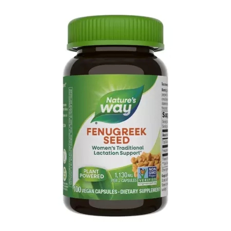 Fenugreek (Schinduf) 610mg Nature's Way, 100 capsule, Secom Fenugreek (Schinduf) 610mg Nature's Way, 100 capsule, Secom