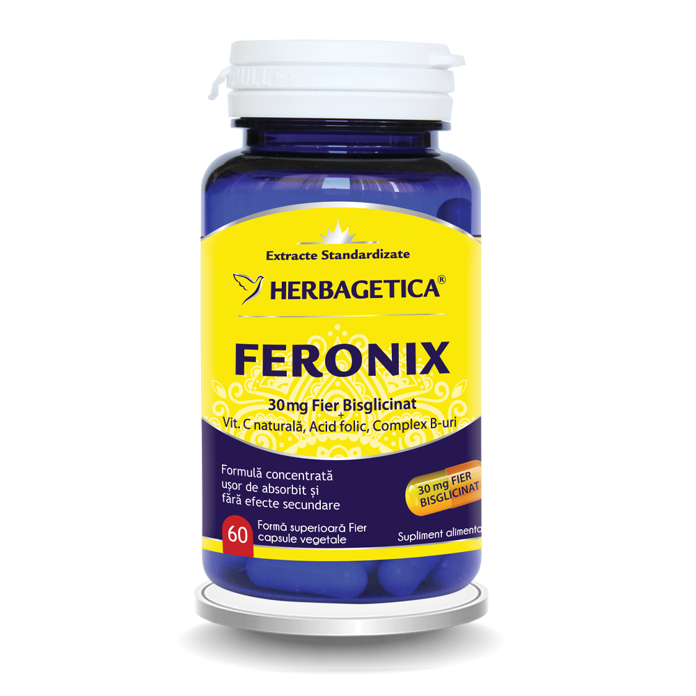 Feronix, 60 capsule, Herbagetica Feronix, 60 capsule, Herbagetica