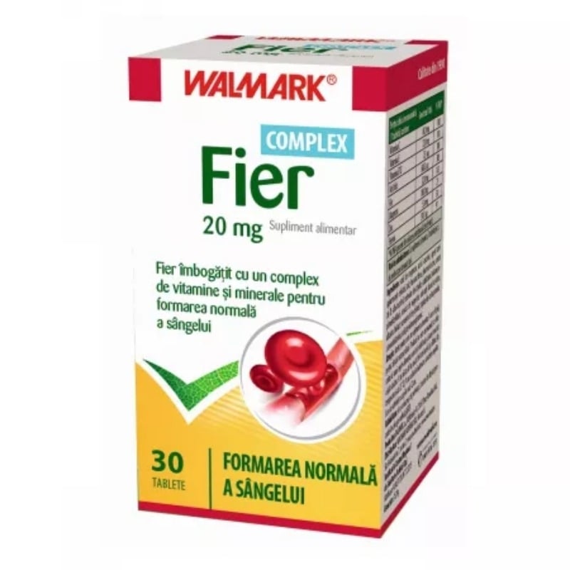 Fier complex 20mg, 30 tablete, Walmark Fier complex 20mg, 30 tablete, Walmark