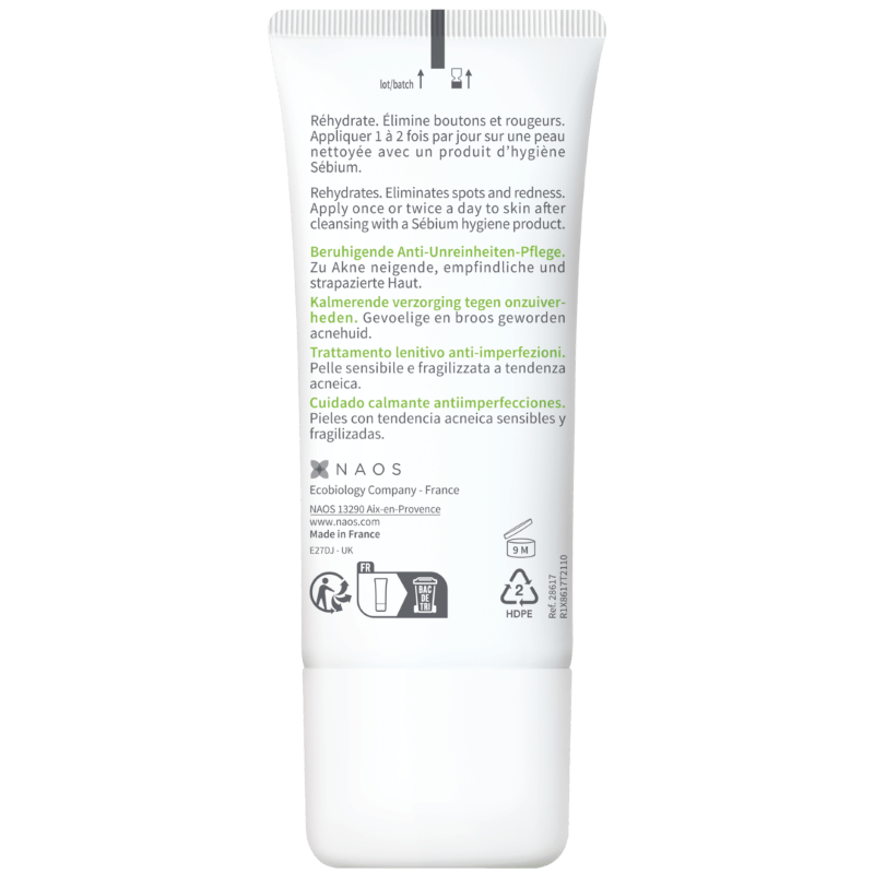Fluid calmant si hidratant pentru pielea acneica Sebium Sensitive, 30 ml, Bioderma Fluid calmant si hidratant pentru pielea acneica Sebium Sensitive, 30 ml, Bioderma