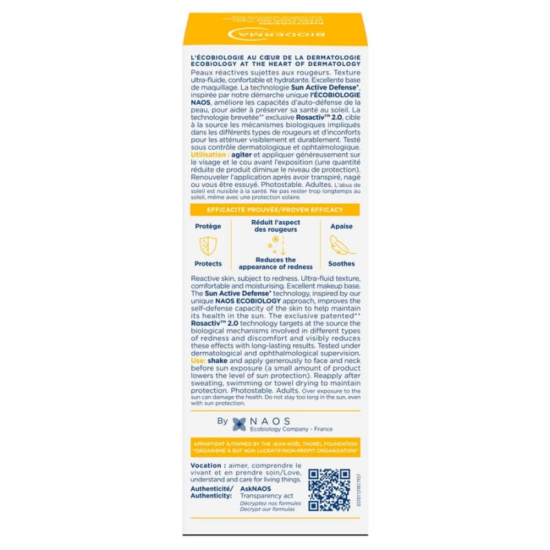 Ultra-Fluid anti-roseata SPF 50+ Photoderm AR+, 40 ml, Bioderma