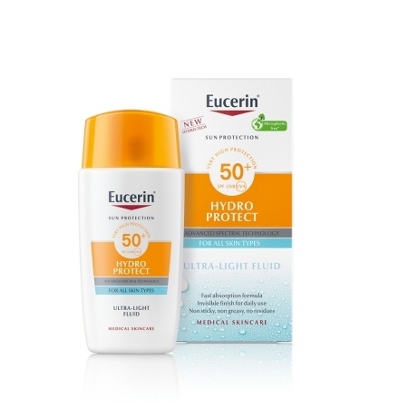 Crema de fata SPF 50+ Sun Protection Hydro Protect, 50 ml, Eucerin Crema de fata SPF 50+ Sun Protection Hydro Protect, 50 ml, Eucerin