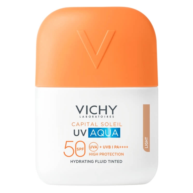 Fluid hidratant colorat Light SPF 50 UV Aqua Capital Soleil, 50 ml, Vichy