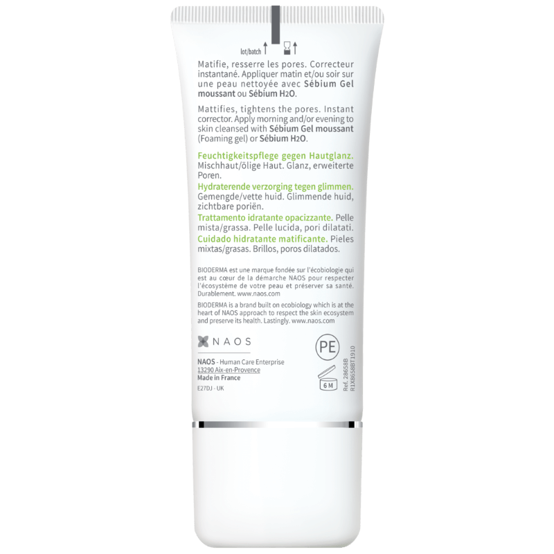 Fluid hidratant matifiant Sebium Mat Control, 30 ml, Bioderma Fluid hidratant matifiant Sebium Mat Control, 30 ml, Bioderma