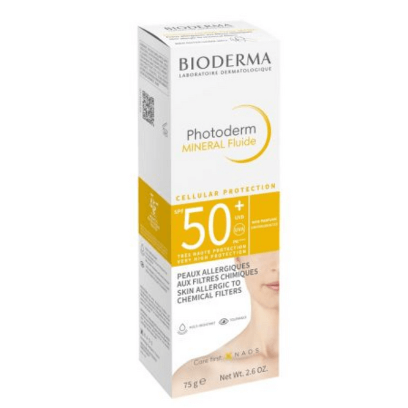 Fluid mineral SPF 50+ Photoderm, 75 g, Bioderma Fluid mineral SPF 50+ Photoderm, 75 g, Bioderma