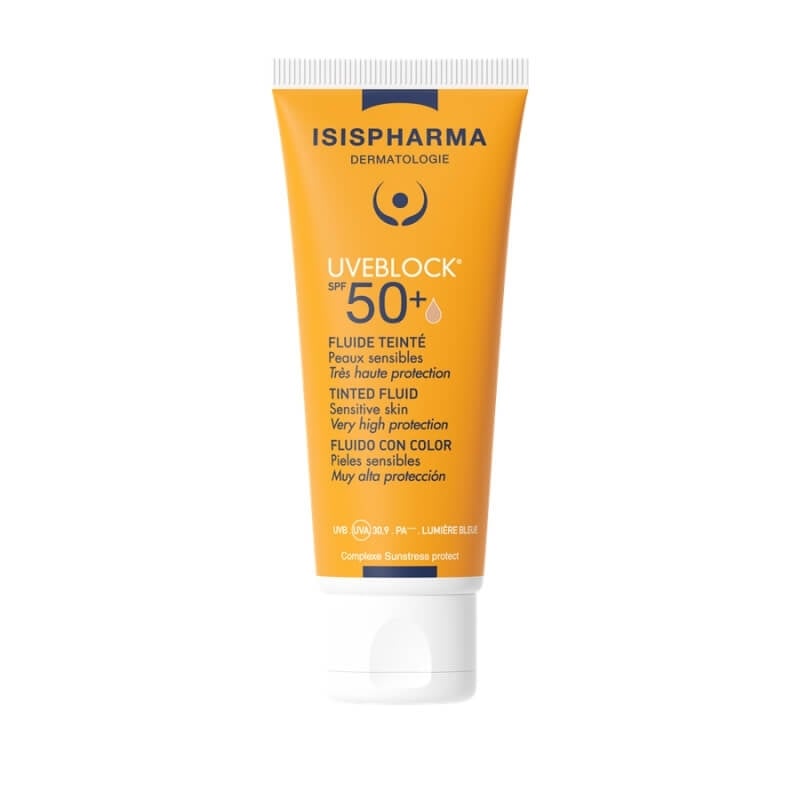 Fluid nuantator SPF 50+ Uveblock, 40 ml, Isispharma Fluid nuantator SPF 50+ Uveblock, 40 ml, Isispharma
