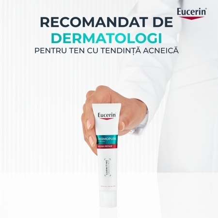 Fluid pentru fata hidratant DermoPure, 40 ml, Eucerin Fluid pentru fata hidratant DermoPure, 40 ml, Eucerin