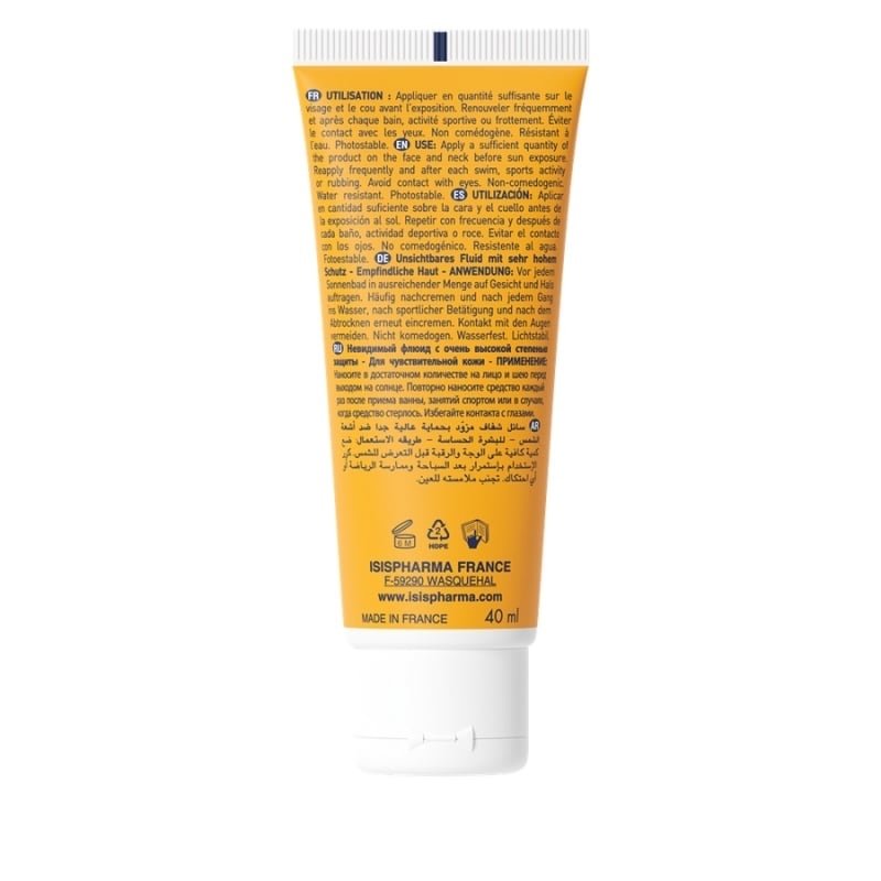 Fluid invizibil SPF 50+ Uveblock, 40 ml, Isispharma Fluid invizibil SPF 50+ Uveblock, 40 ml, Isispharma