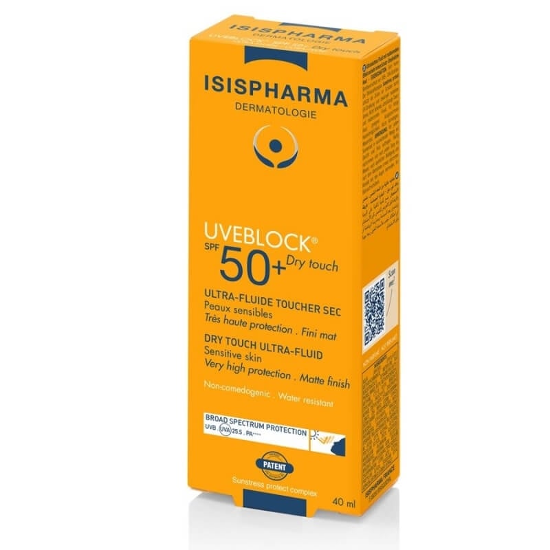 Fluid protector matifiant SPF 50+ Uveblock, 40 ml, Isispharma Fluid protector matifiant SPF 50+ Uveblock, 40 ml, Isispharma