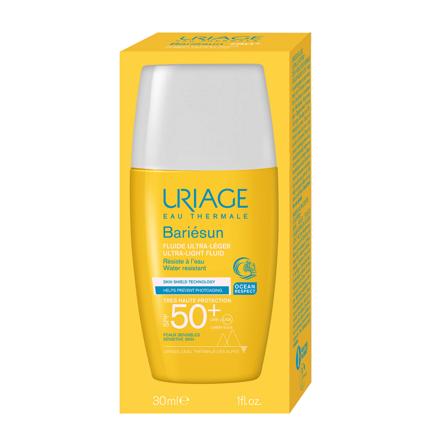 Fluid ultra lejer SPF 50+ Bariesun, 30 ml, Uriage Fluid ultra lejer SPF 50+ Bariesun, 30 ml, Uriage