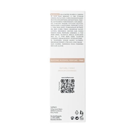 Fond de ten fluid SPF 50+ 03 Caramel Joviale, 30 ml, Ivatherm Fond de ten fluid SPF 50+ 03 Caramel Joviale, 30 ml, Ivatherm