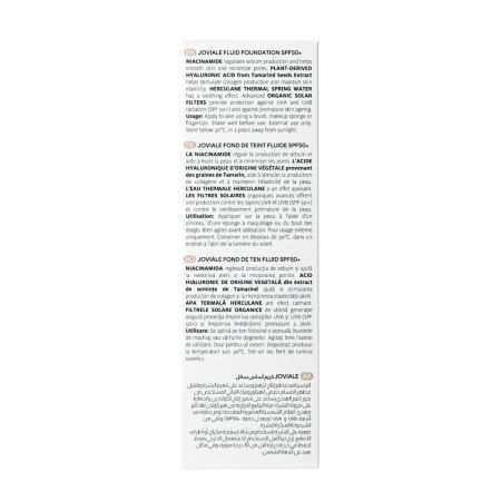 Fond de ten fluid SPF 50+ 01 Milk Joviale, 30 ml, Ivatherm Fond de ten fluid SPF 50+ 01 Milk Joviale, 30 ml, Ivatherm