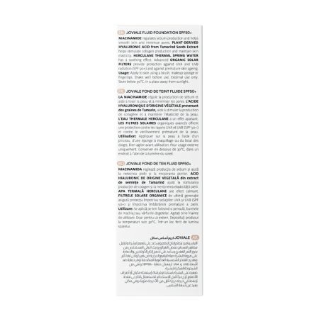 Fond de ten fluid SPF 50+ 02 Vanila Joviale, 30 ml, Ivatherm Fond de ten fluid SPF 50+ 02 Vanila Joviale, 30 ml, Ivatherm