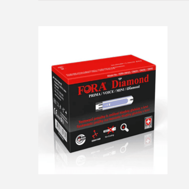 Fora Teste glicemie Diamond x 50 teste Fora Teste glicemie Diamond x 50 teste