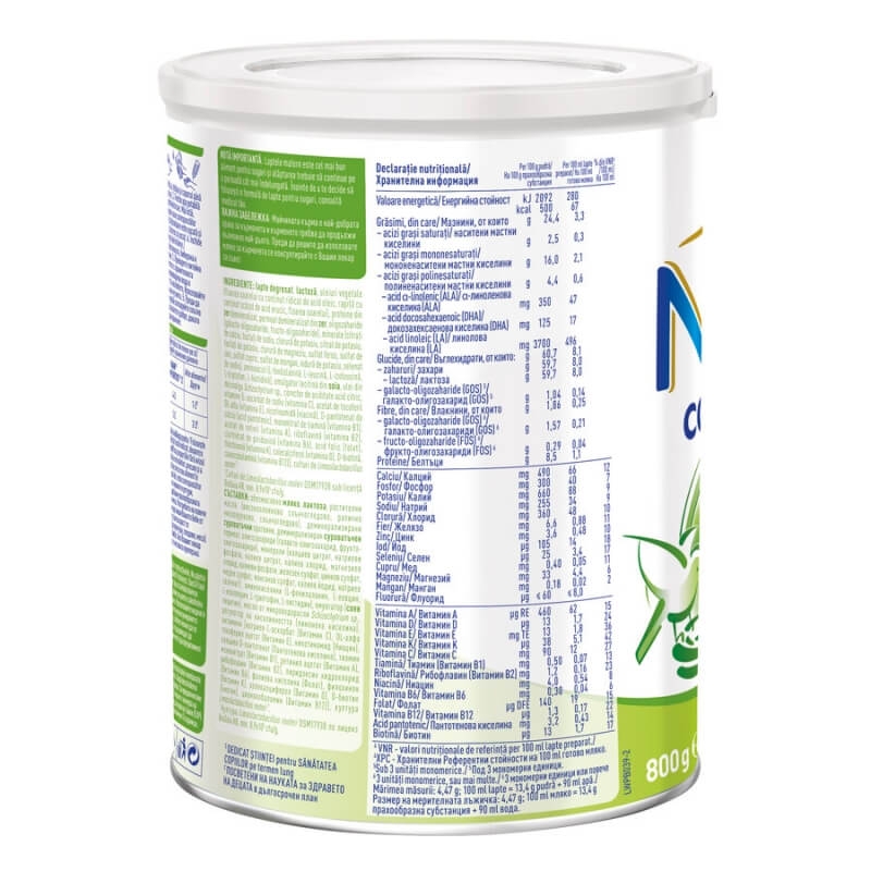 Lapte praf de continuare pentru bebelusi Nan 2 Comfortis, 6 luni+, 800 g, Nestle Lapte praf de continuare pentru bebelusi Nan 2 Comfortis, 6 luni+, 800 g, Nestle