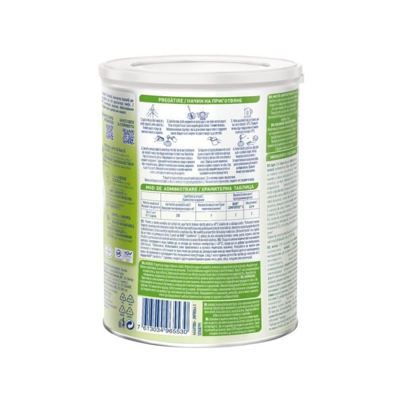 Lapte praf fortifiat Nan 3 Comfortis, 12 luni+, 800 g, Nestle