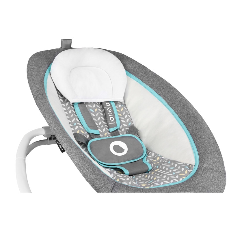 Fotoliu balansoar, Lionelo, Cu vibratii, Pascal Scandi, Cu 12 melodii linistitoare, Pliabil, 80x49 cm, Gri Fotoliu balansoar, Lionelo, Cu vibratii, Pascal Scandi, Cu 12 melodii linistitoare, Pliabil, 80x49 cm, Gri