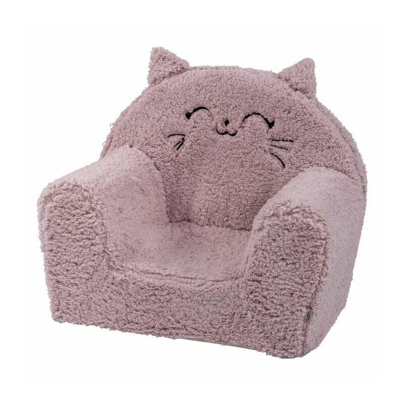 Fotoliu din burete, Bubaba, Cozy Kitty, Pentru copii, 9 luni-5 ani, Pink Fotoliu din burete, Bubaba, Cozy Kitty, Pentru copii, 9 luni-5 ani, Pink