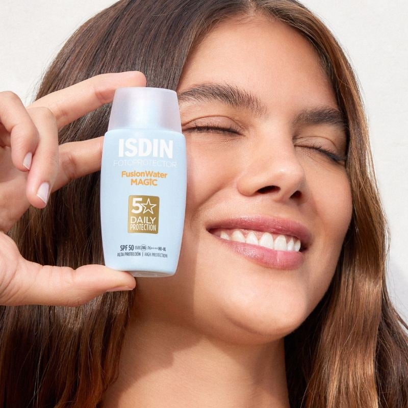 Fotoprotector Fusion Water Magic SPF 50, 50 ml, Isdin Fotoprotector Fusion Water Magic SPF 50, 50 ml, Isdin