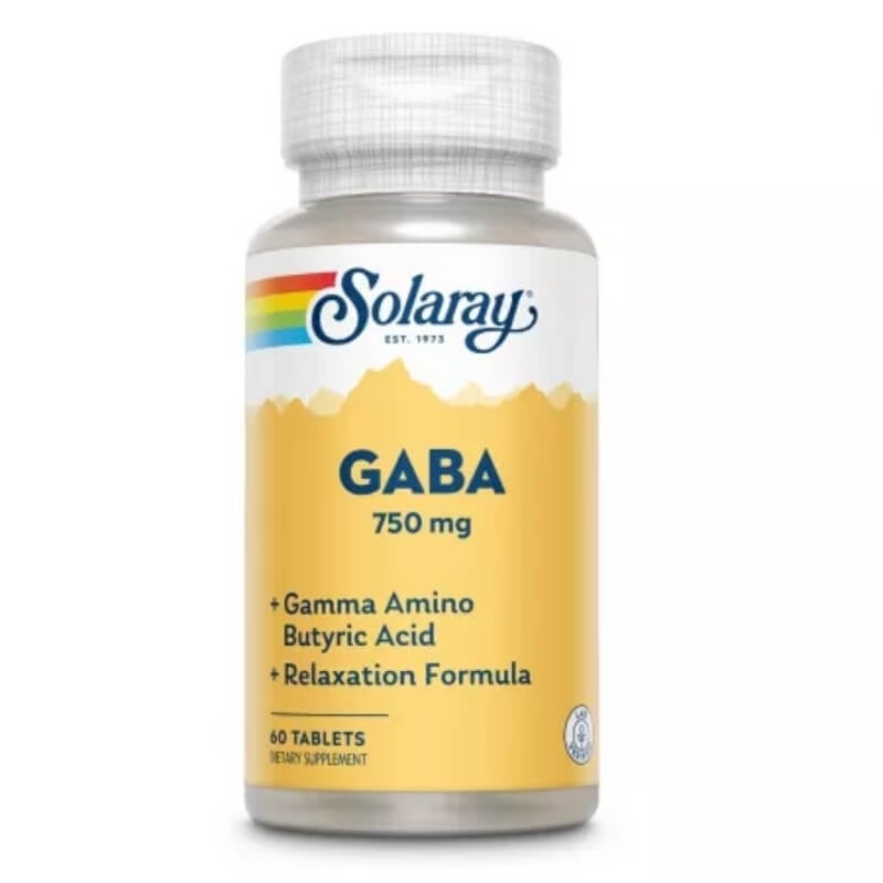 Gaba 750mg Solaray, 60 tablete, Secom Gaba 750mg Solaray, 60 tablete, Secom
