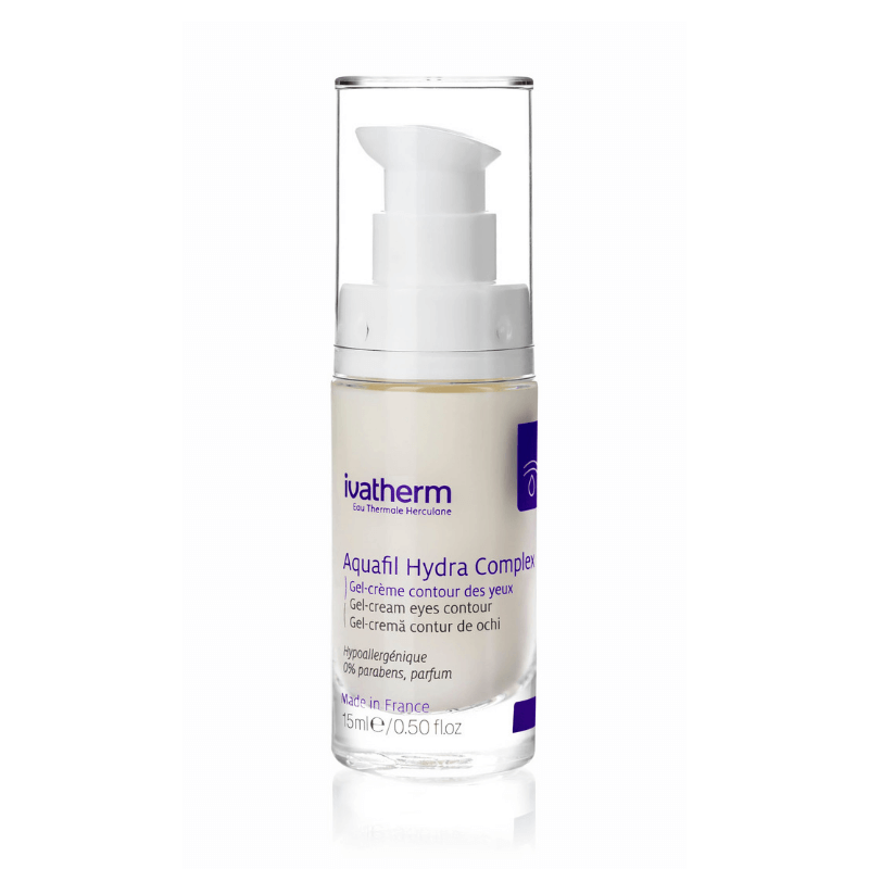 Gel-crema contur de ochi Aquafil Hydra Complex, 15 ml, Ivatherm Gel-crema contur de ochi Aquafil Hydra Complex, 15 ml, Ivatherm