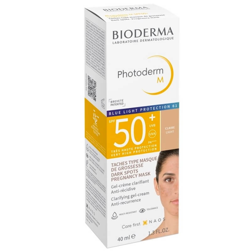Gel-crema corectoare SPF 50+ nuanta Claire Light Photoderm M, 40 ml, Bioderma Gel-crema corectoare SPF 50+ nuanta Claire Light Photoderm M, 40 ml, Bioderma