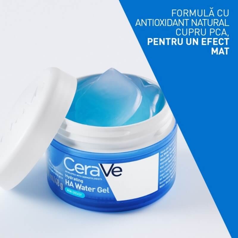 Gel-crema pentru hidratarea tenului HA Water, 48 ml, Cerave Gel-crema pentru hidratarea tenului HA Water, 48 ml, Cerave