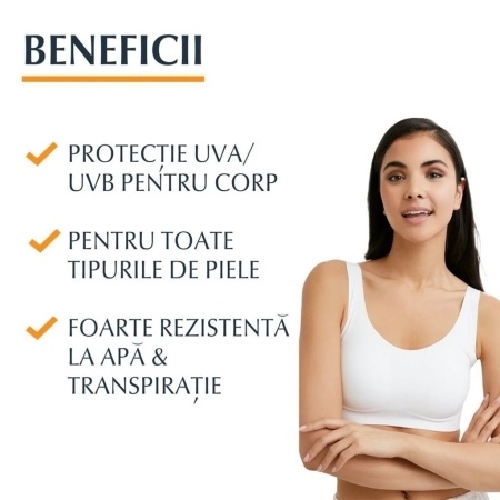 Gel crema de corp SPF 50+ Sun Protection Oil Control, 200 ml, Eucerin Gel crema de corp SPF 50+ Sun Protection Oil Control, 200 ml, Eucerin