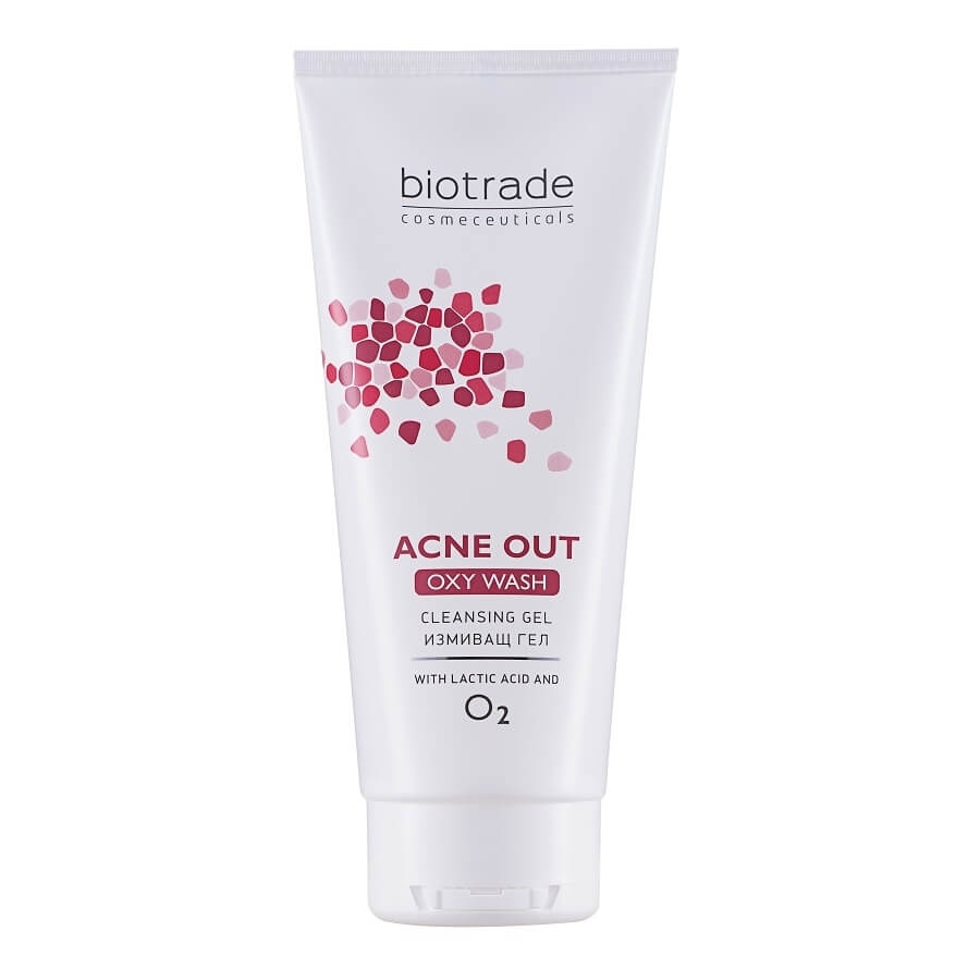 Gel de curatare Acne Out Oxy Wash, 200 ml, Biotrade Gel de curatare Acne Out Oxy Wash, 200 ml, Biotrade