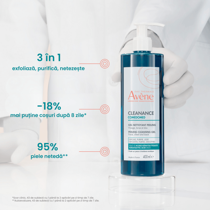 Gel de curatare Cleanance Comedomed, 400 ml, Avene Gel de curatare Cleanance Comedomed, 400 ml, Avene