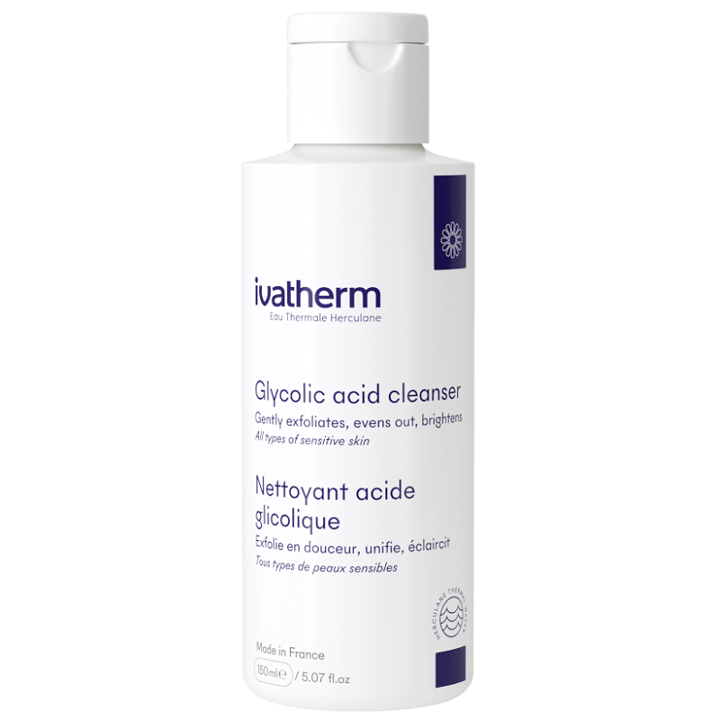 Gel de curatare cu acid glicolic, 150 ml, Ivatherm Gel de curatare cu acid glicolic, 150 ml, Ivatherm