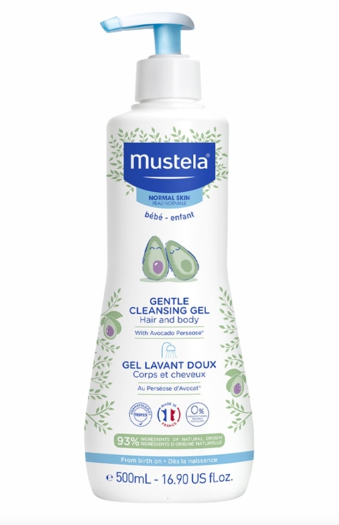 Gel de curatare par si corp, 500ml, Mustela Gel de curatare par si corp, 500ml, Mustela