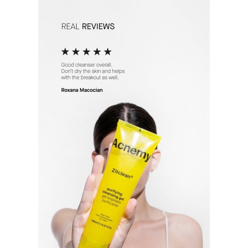 Zitclean Gel De Curatare Cu Acid Salicilic Purifiant,  150 ml, Acnemy