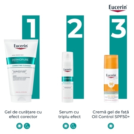 Gel de curatare regenerant DermoPure, 150 ml, Eucerin Gel de curatare regenerant DermoPure, 150 ml, Eucerin